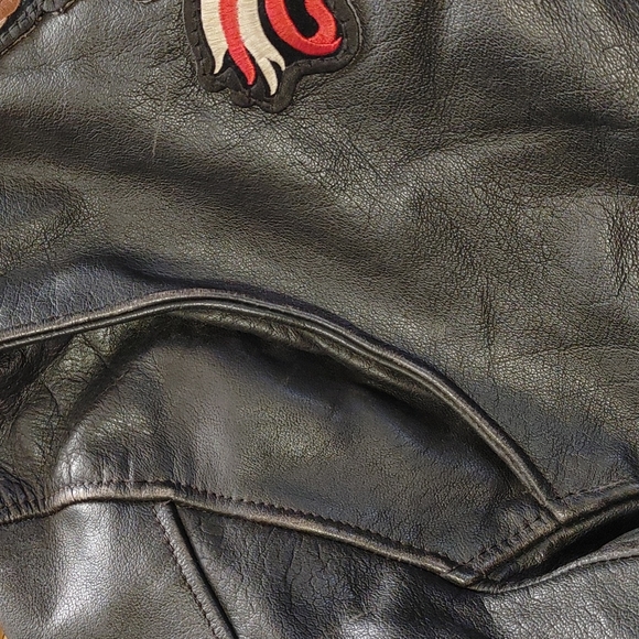 Vintage Leather Jacket Size 52 Men's - Picture 9 of 13